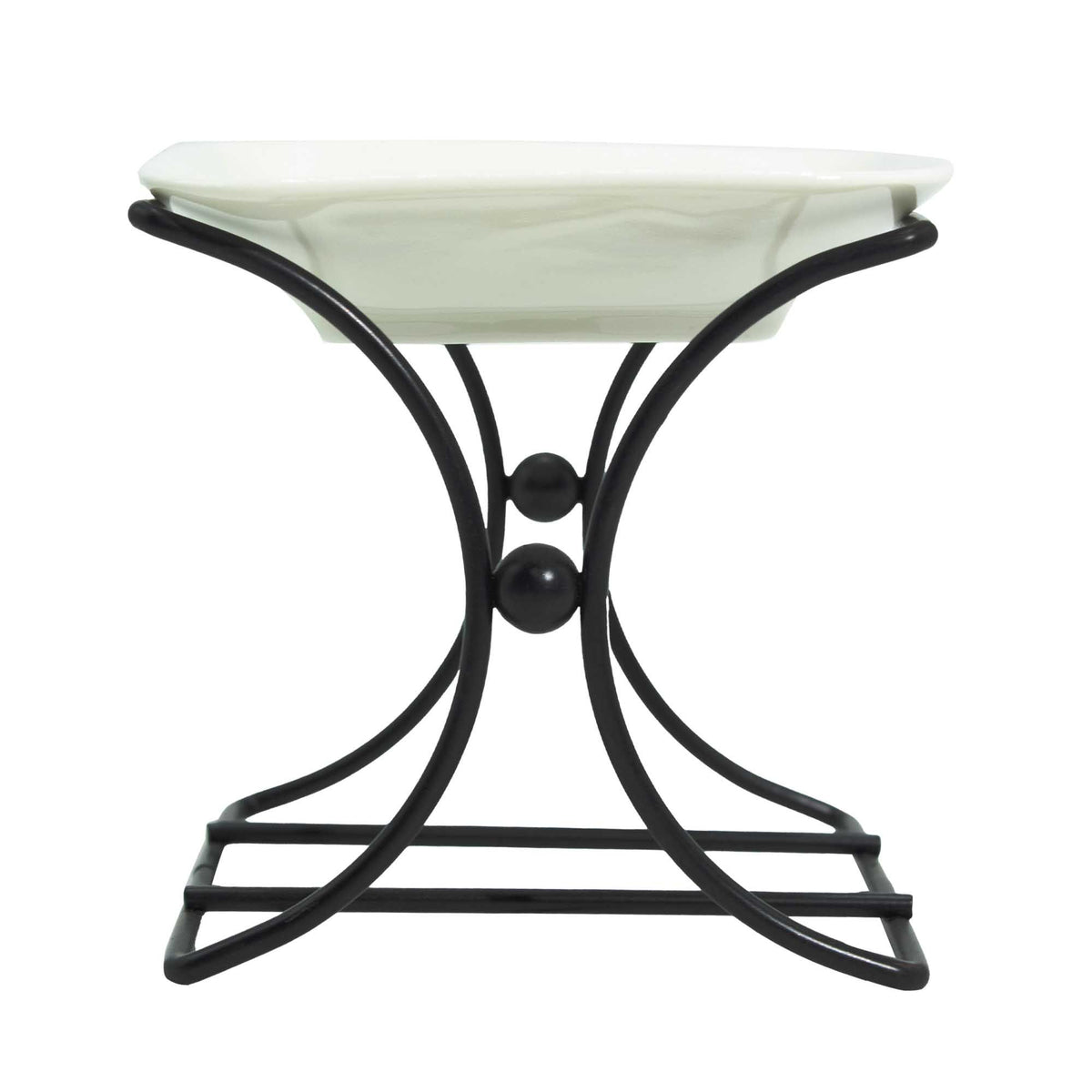 Square Ceramic and Metal Oil Burner Stand – view 5