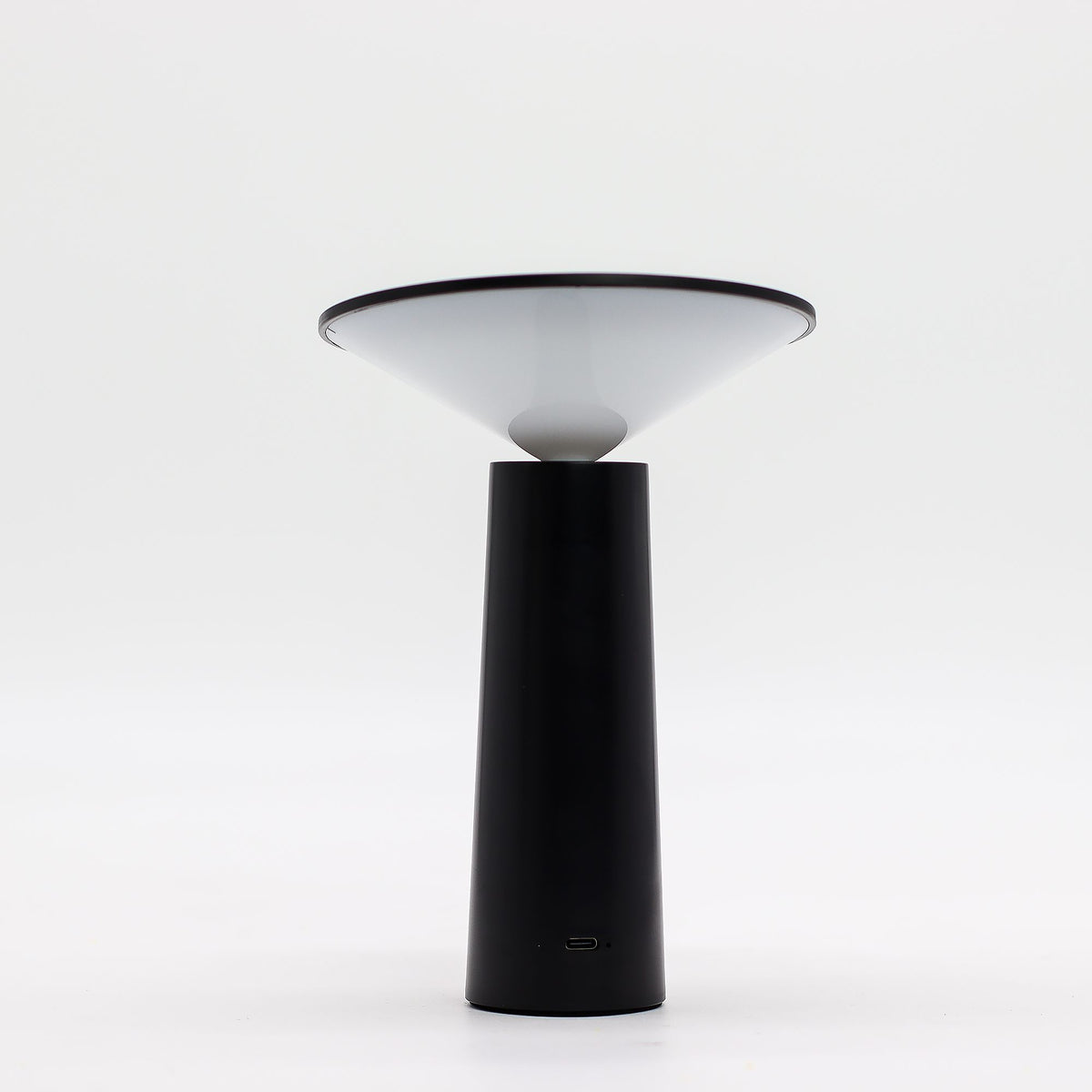 Touch Lamp, Black Mushroom Shape, USB-C Rechargeable – view 2