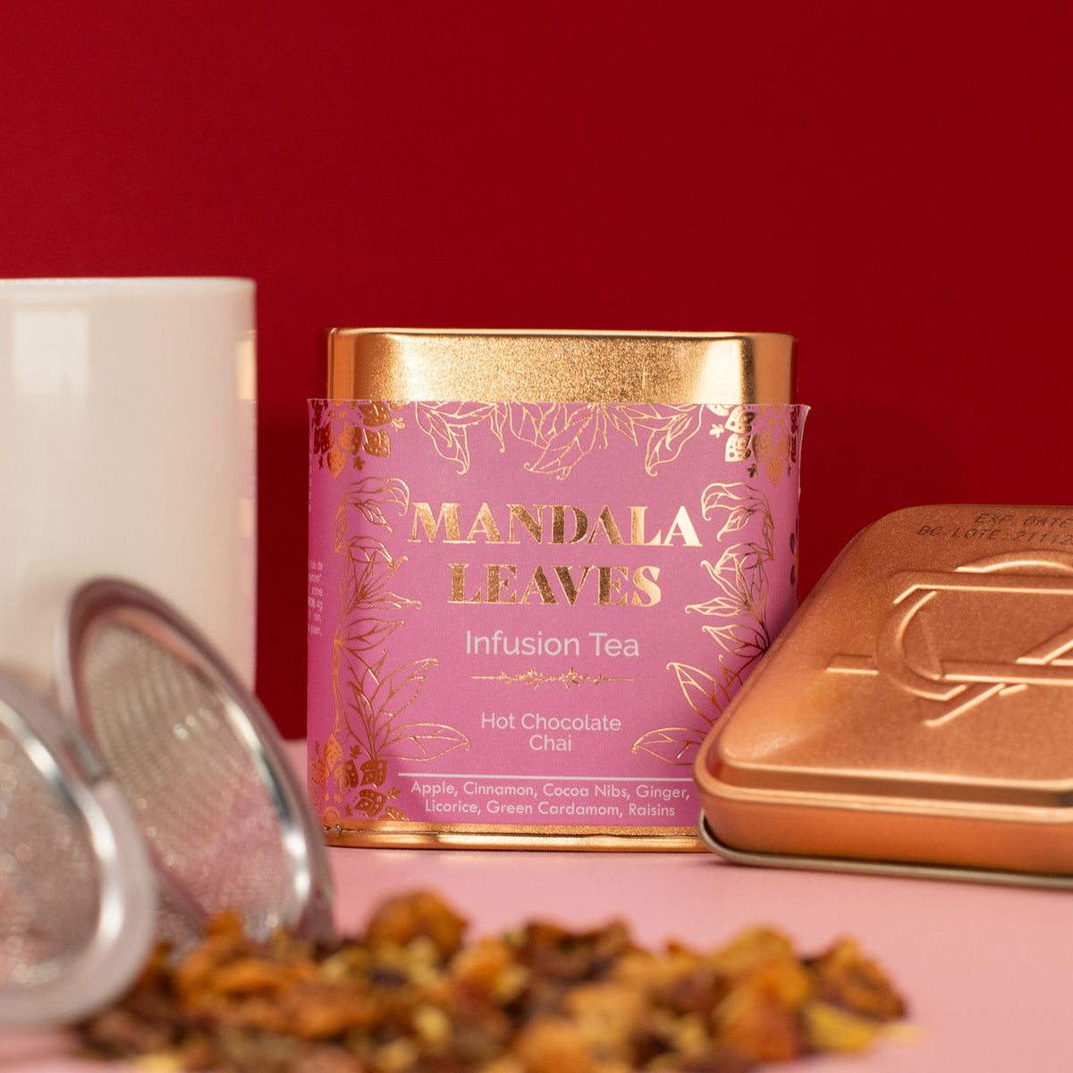 Hot Chocolate Chai Cocoa Spice Tea Tin 50g