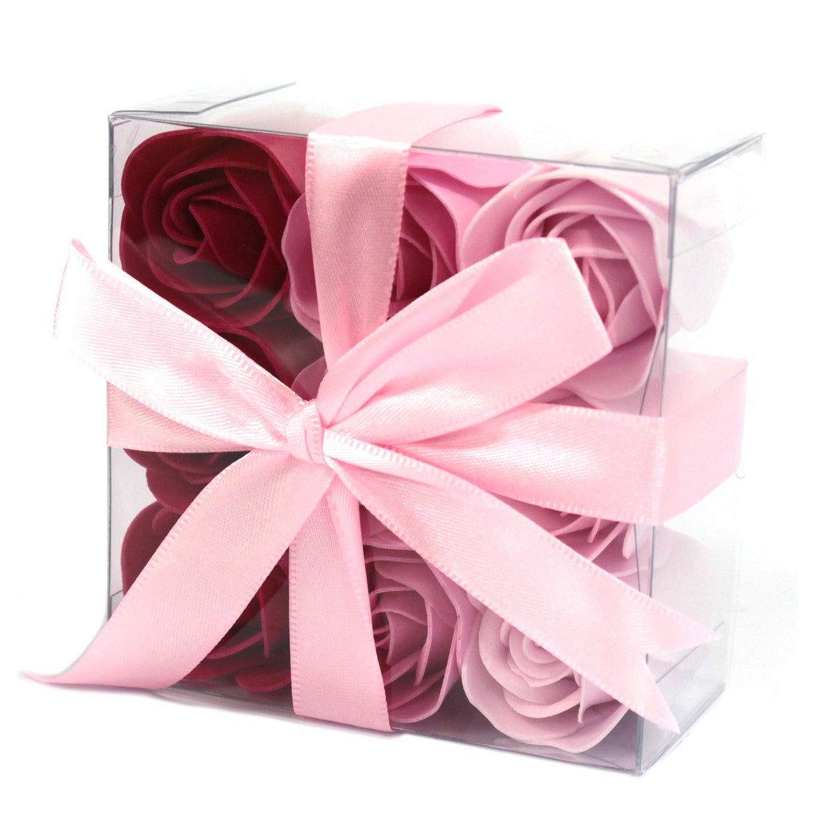 Set of 9 Soap Flowers - Pink Roses – view 4