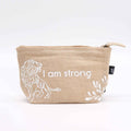 Hop Hare Jute Pouch - I am Strong