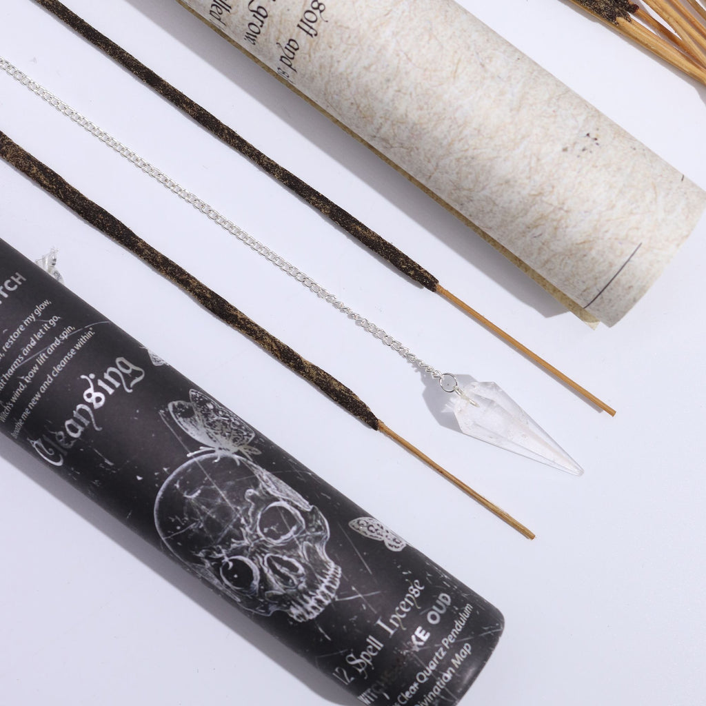 Ancient Witch Cleansing Incense with Crystal Pendulum – view 6