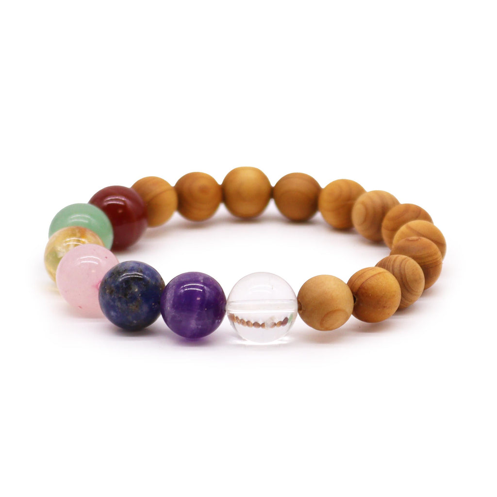 Cedarwood & Seven Chakra Bangle – view 3