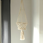 Small Macrame Plant Hanger, 75cm – view 9