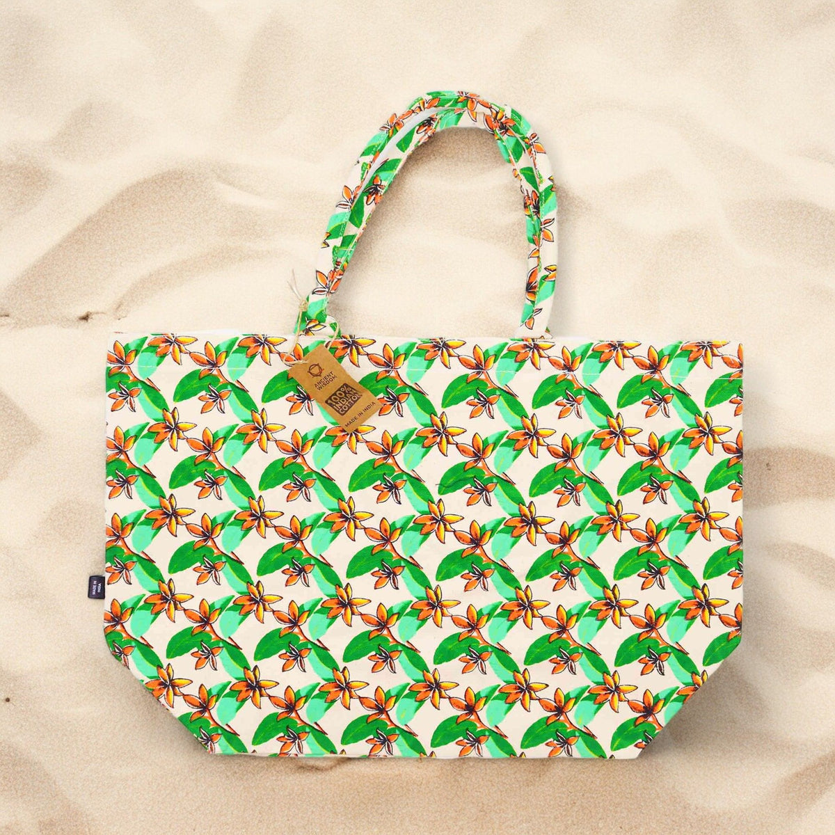 Big Bright Bag - Frangipani Floral Print – view 3