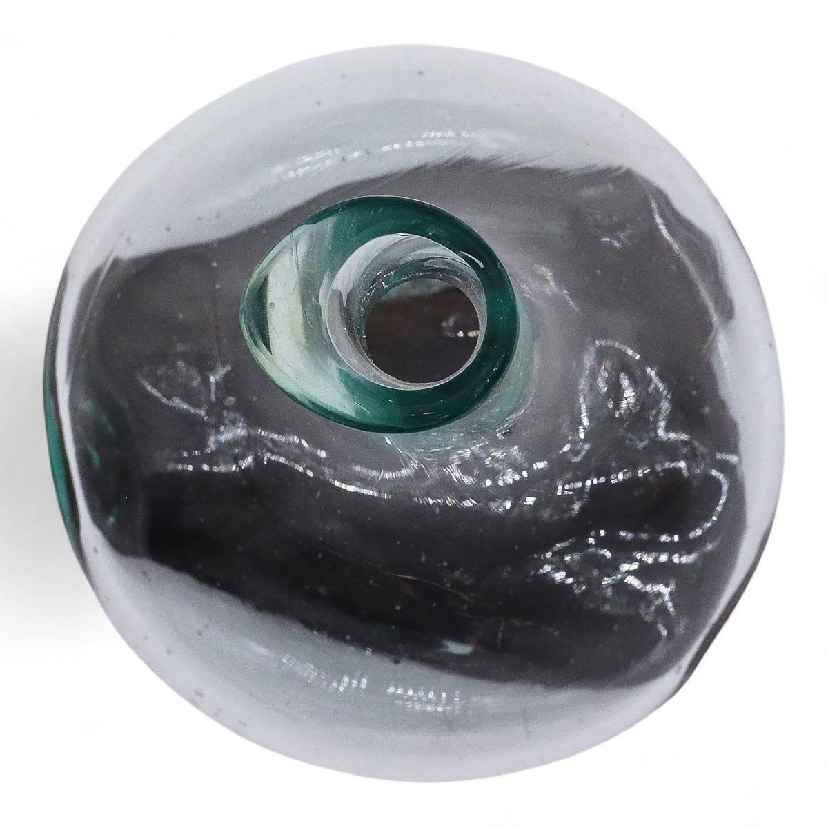 Molten Glass Mini Decanter on Wood 20cm – view 9