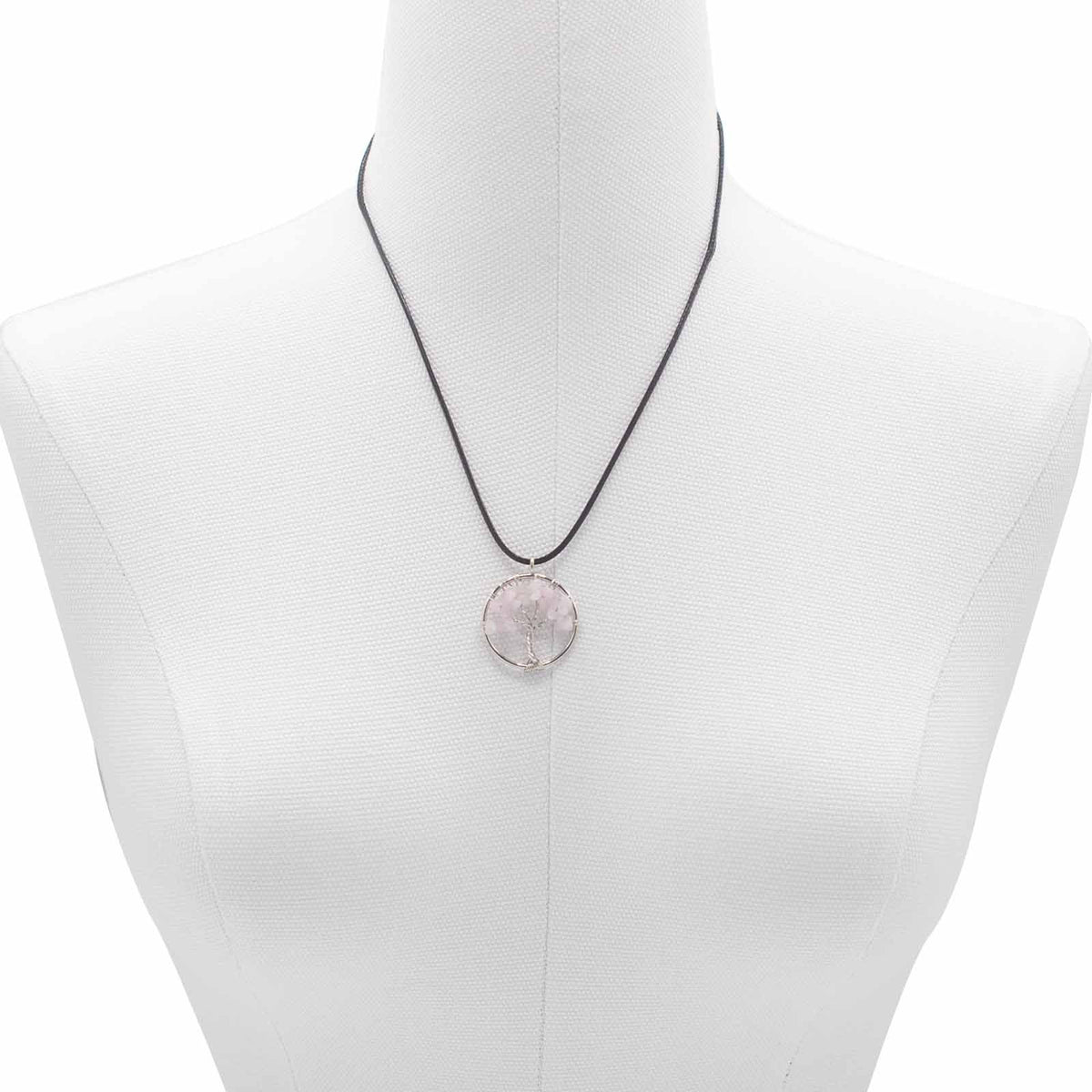 Tree of Life Pendant - Rose Quartz – view 5