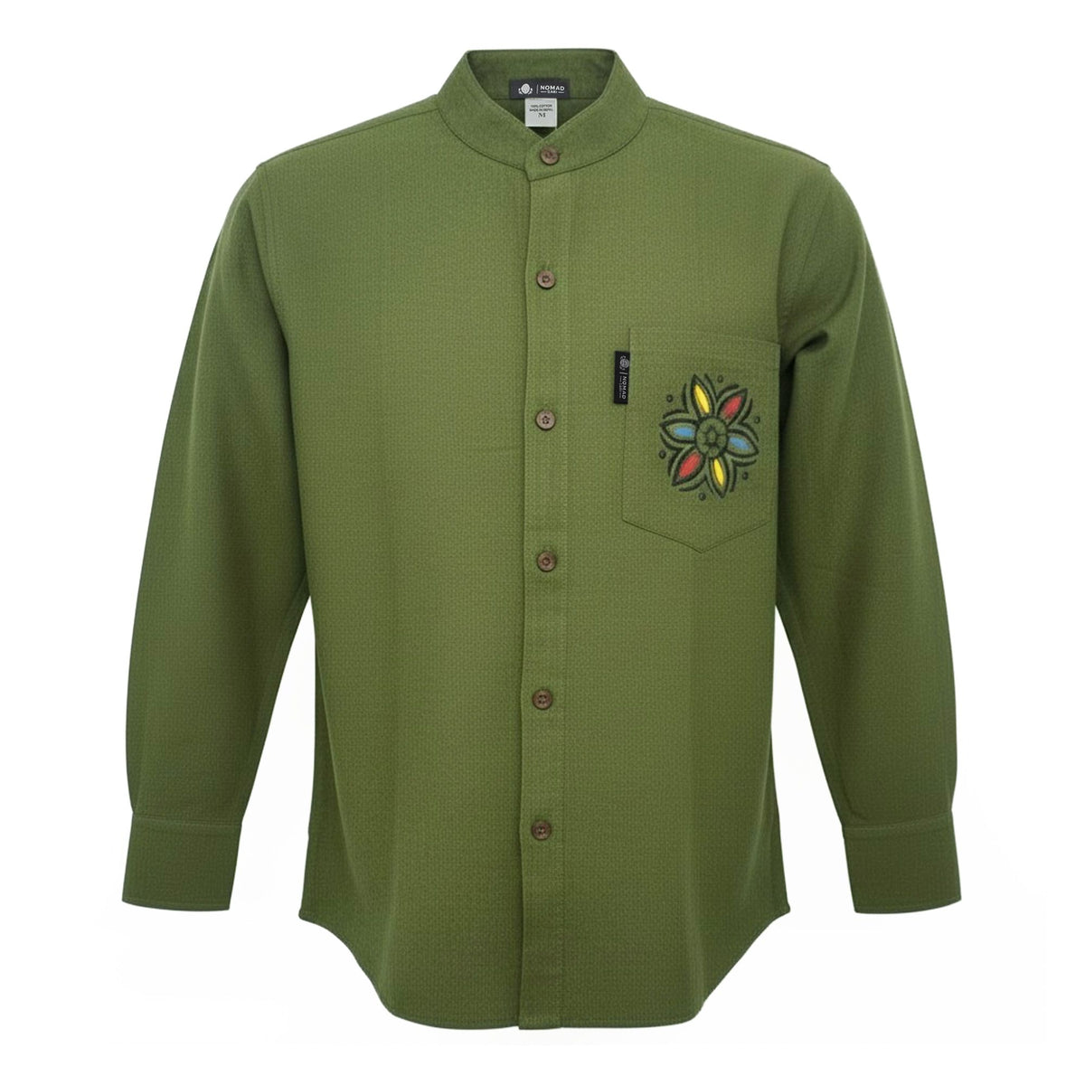 Nomad Sari Kathmandu Shirt - Forest Green - Large – view 8