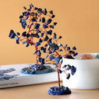 Sodalite Gemstone Tree on Blue Agate Base - 35 stones – view 3
