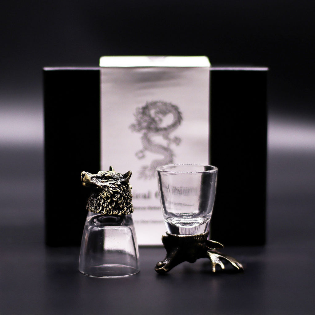 Wild Forest Creatures Shot Glass Set of 6 - 50 ml