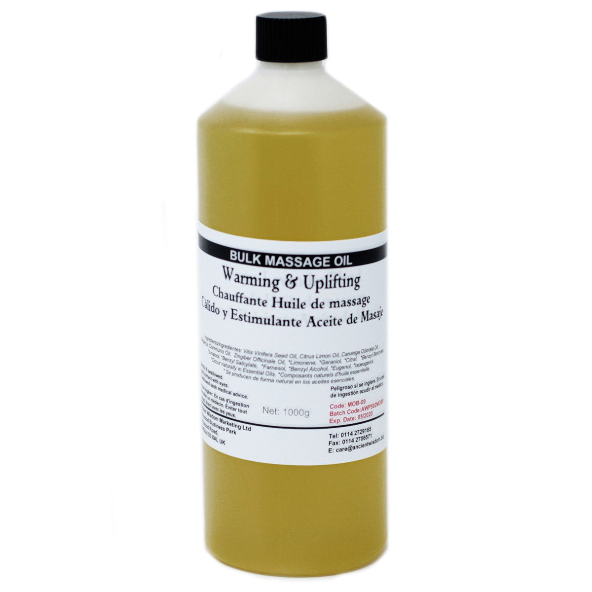 Warm and Uplifting 1kg Massage Oil with Ylang Ylang – view 2
