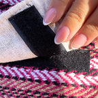 Soft Cotton Laptop Bag - Soft Pink