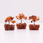 Mini Gemstone Tree on Orgonite Base, Carnelian – view 5
