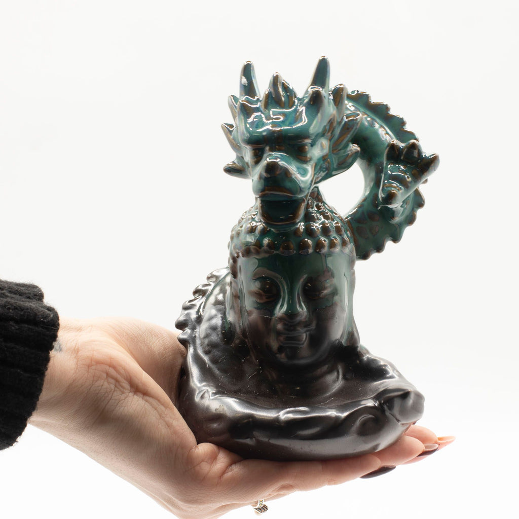 Backflow Incense Burner - Dragon Over Buddha – view 3