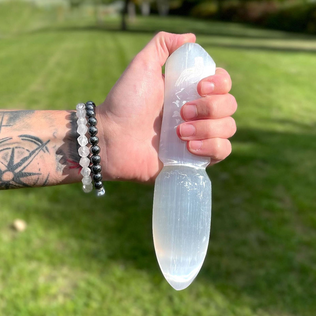Selenite Ritual Knife - Releasing Bonds – view 3