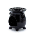 Ceramic Oil Burner - Tree of Life Cutout - Black