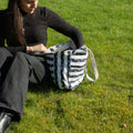 Atlas Nomad Navy Jacquard Tote Bag 35x35cm