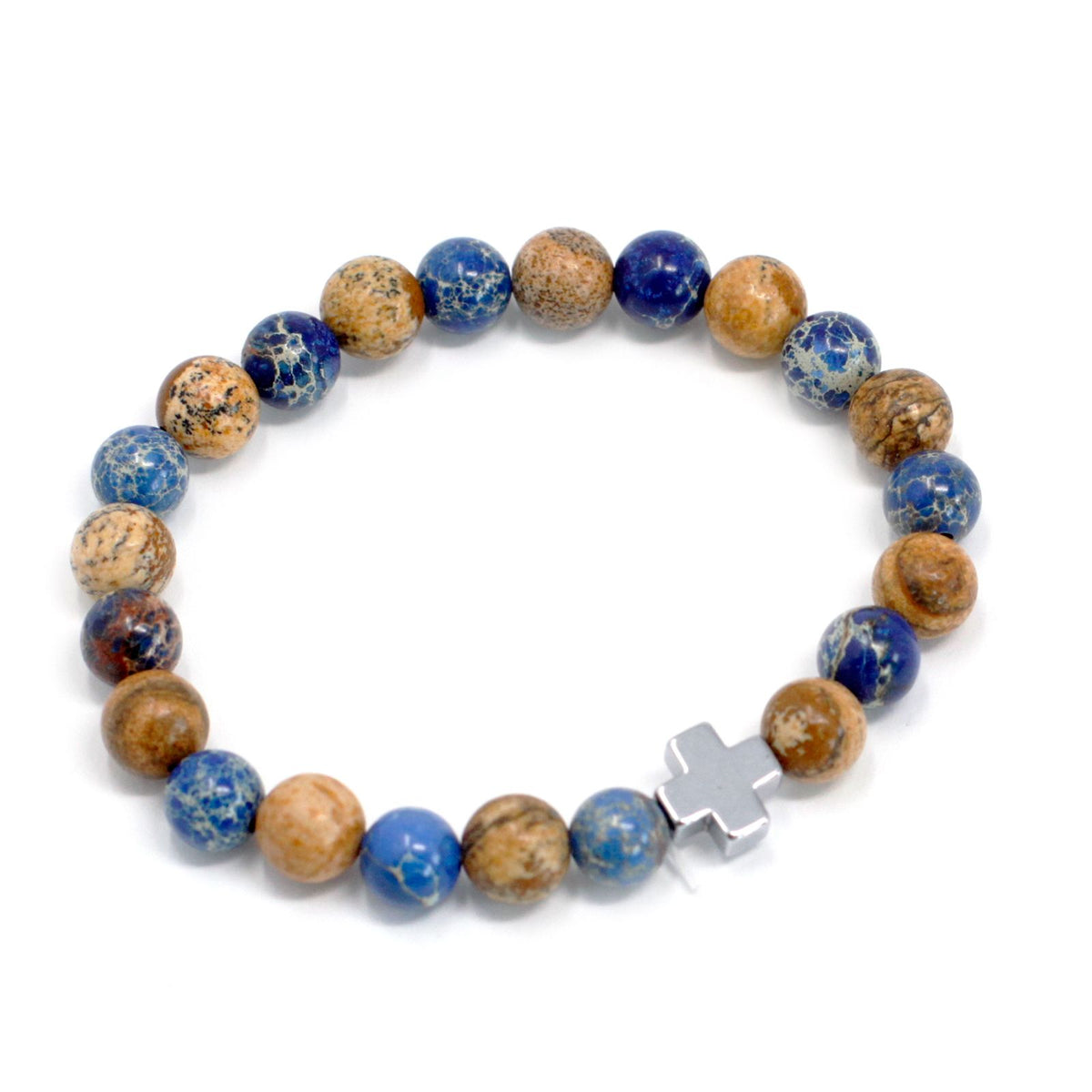 Support Friendship Bracelet Set - Sodalite & Picture Stone – view 7