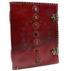 Huge 7 Chakra Leather Book, 200 Pages – 33x25 cm – view 4