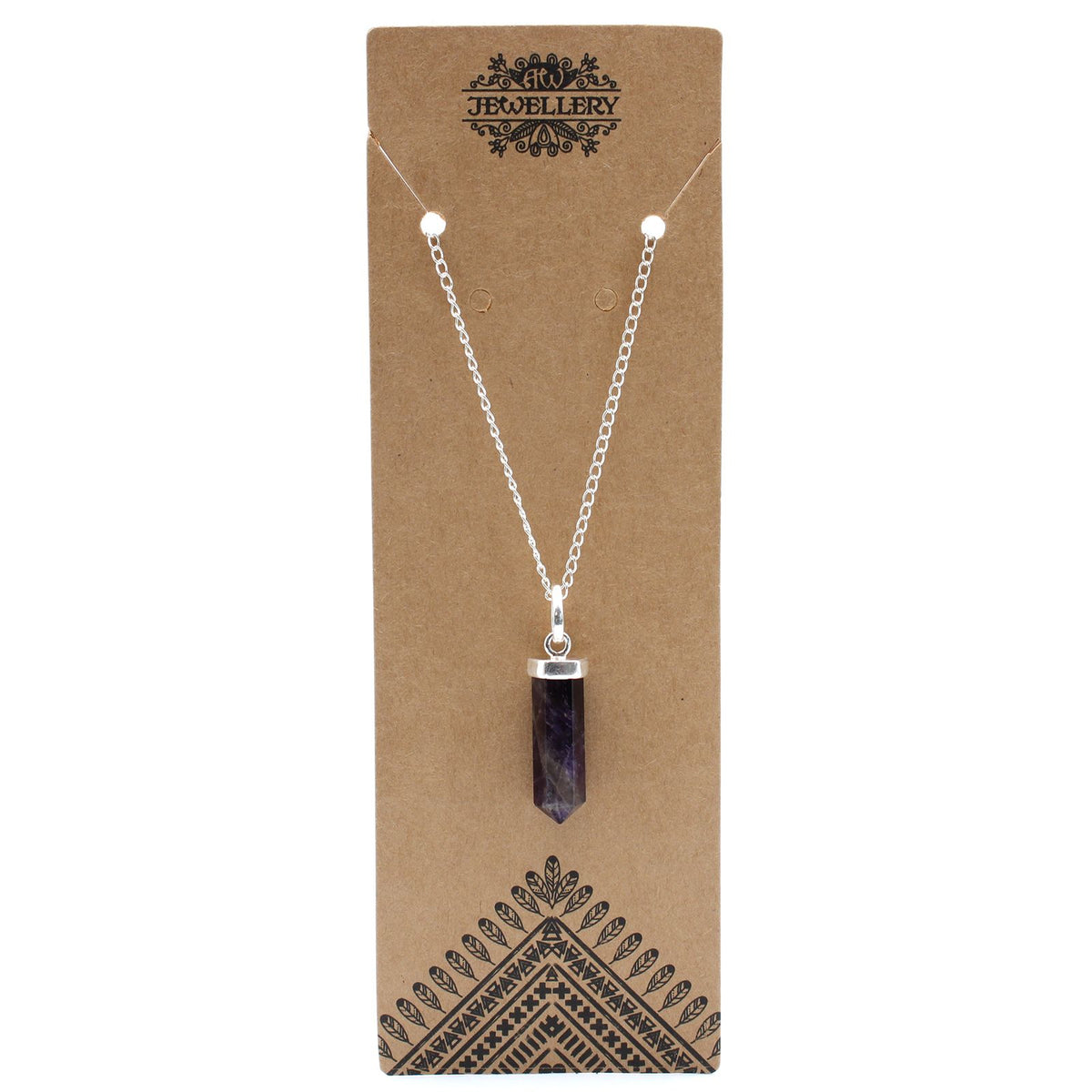 Amethyst Point Pendant Necklace – view 3