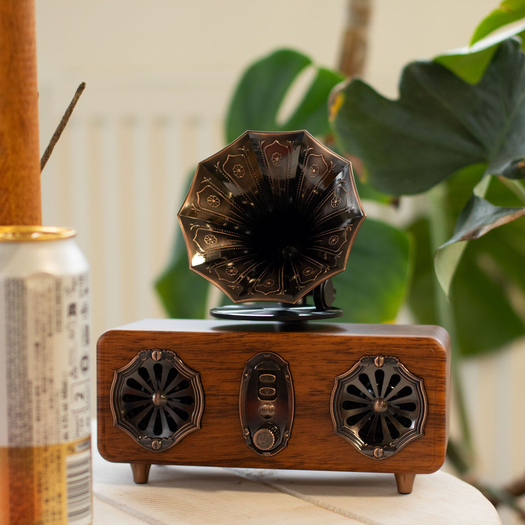 Retro Double Gramophone Bluetooth Speaker – view 5