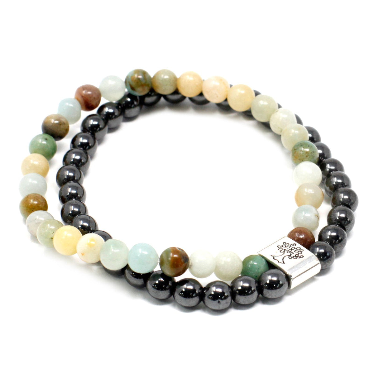 Magnetic Amazonite Gemstone Bracelet – view 3