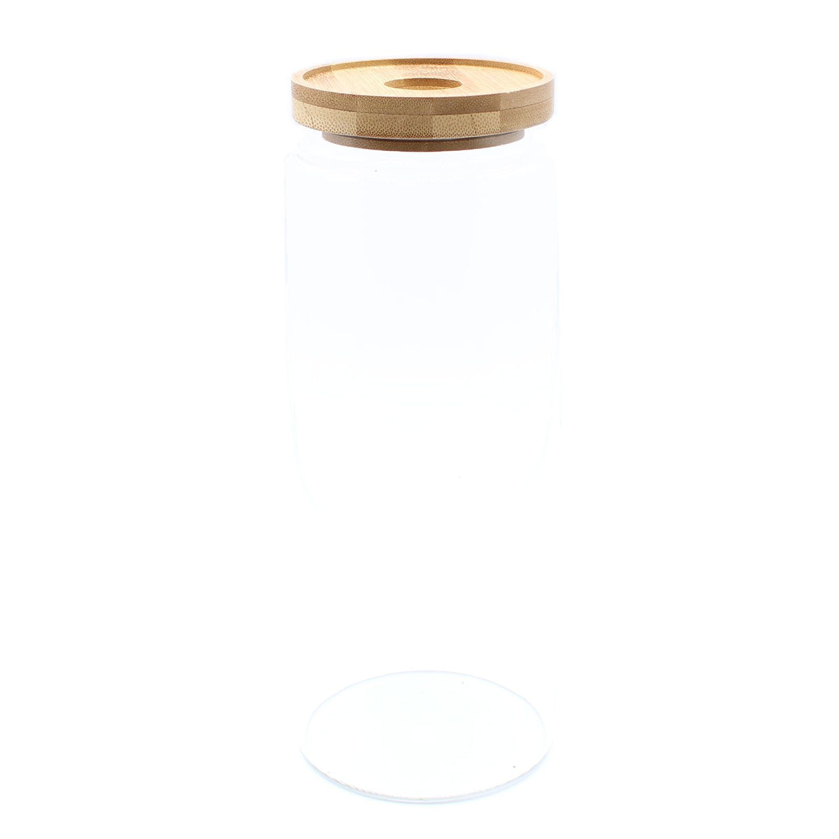 Cottage Glass Storage Jar with Bamboo Lid - 25 cm – view 6