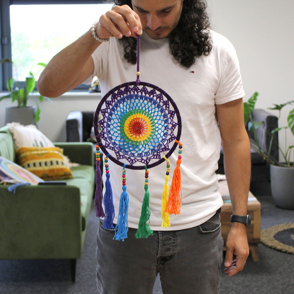 Rainbow Dreamcatcher 52 cm - Vivid