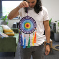 Rainbow Dreamcatcher 52 cm - Vivid