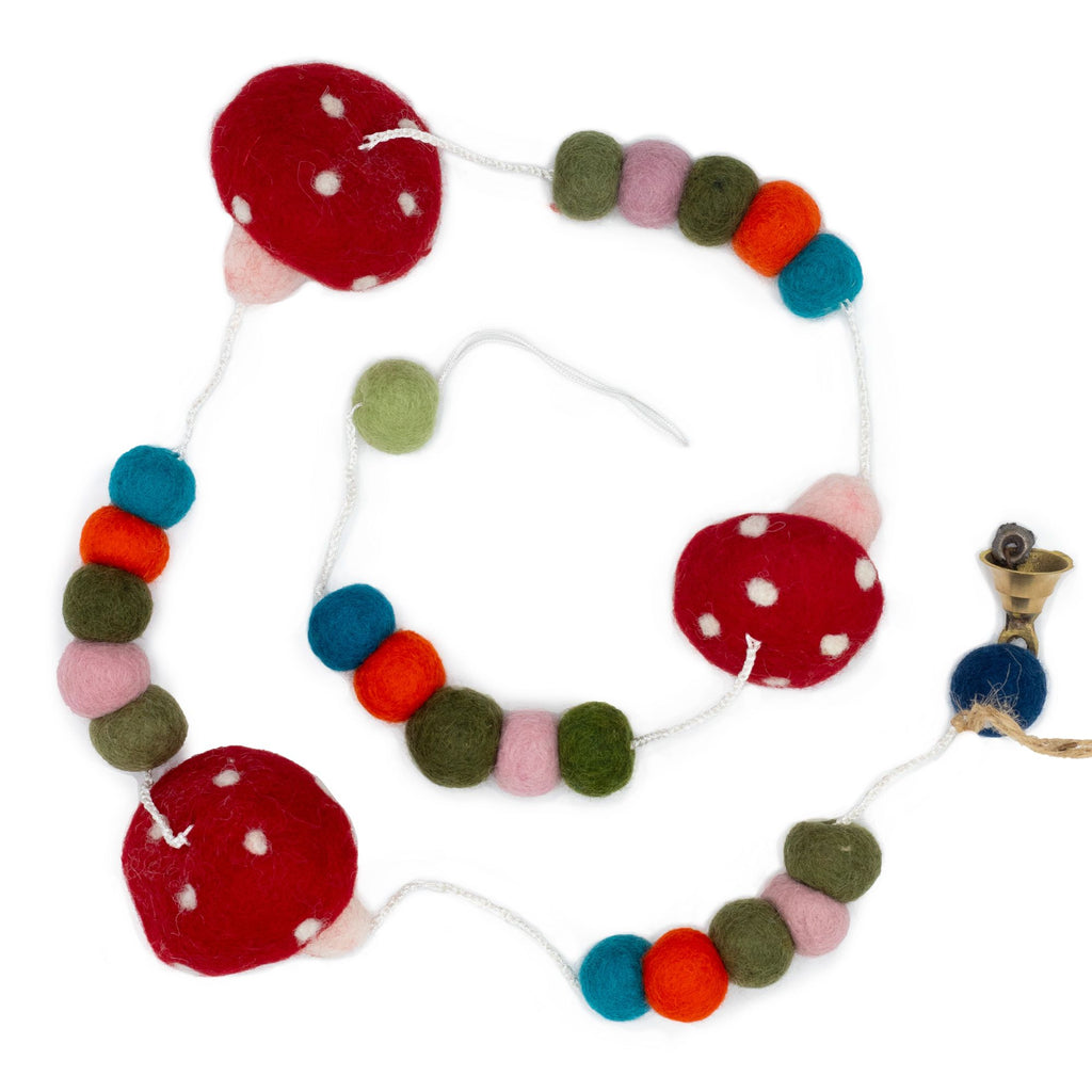 Felt Wall Hanging 110cm - Redtop Mushrooms – view 6