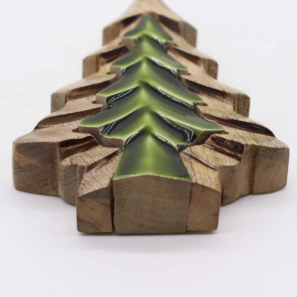 Small Tree in a Tree Wooden Decoration - 15 x 10 cm – view 3