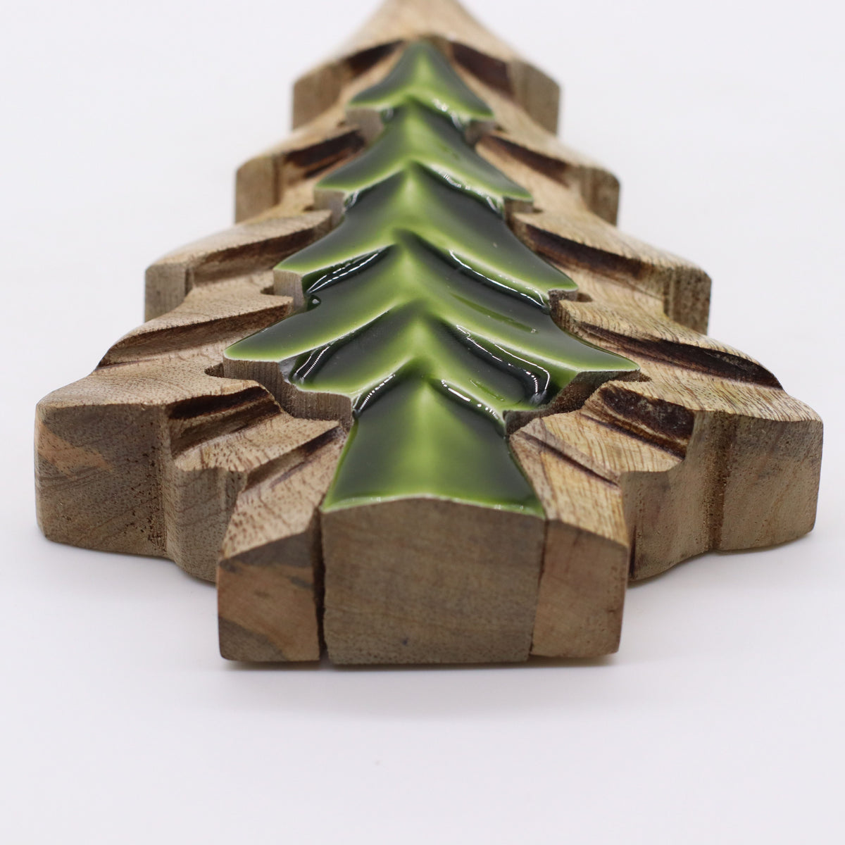 Small Tree in a Tree Wooden Decoration - 15 x 10 cm – view 3