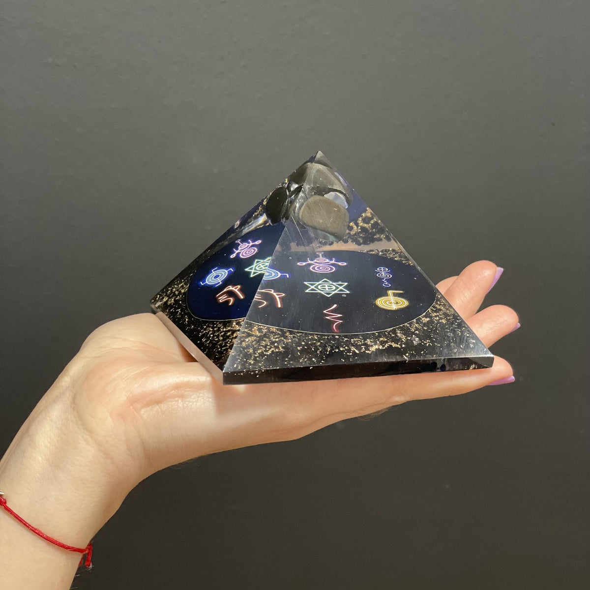 Orgonite Pyramid - Midnight Reiki - 90mm – view 2