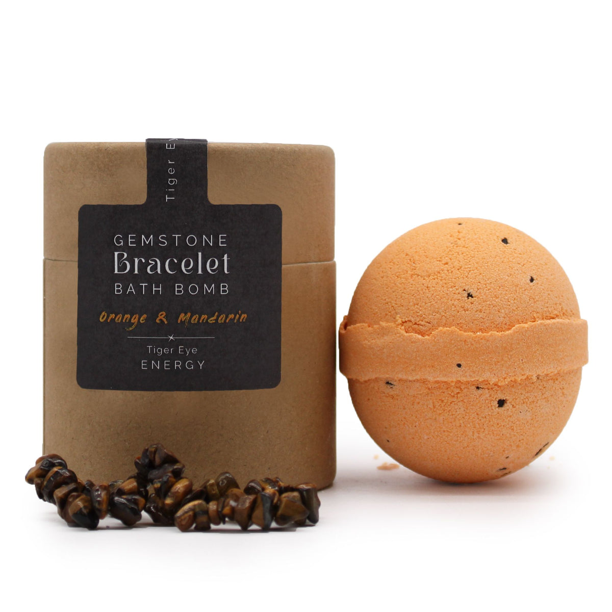 Tiger Eye Gemstone Bracelet Bath Bomb – view 9