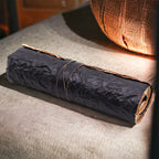 Rolled Leather Travel Notebook, Black, 96 Pages, 21x15cm – view 2
