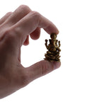 Brass Ganesha Miniature Statue - 37mm – view 5