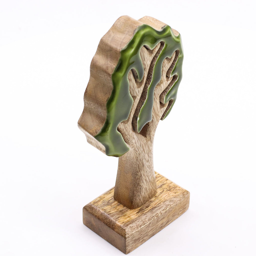 Single Tree 3D Wooden Decoration - 20 x 10 cm – view 7