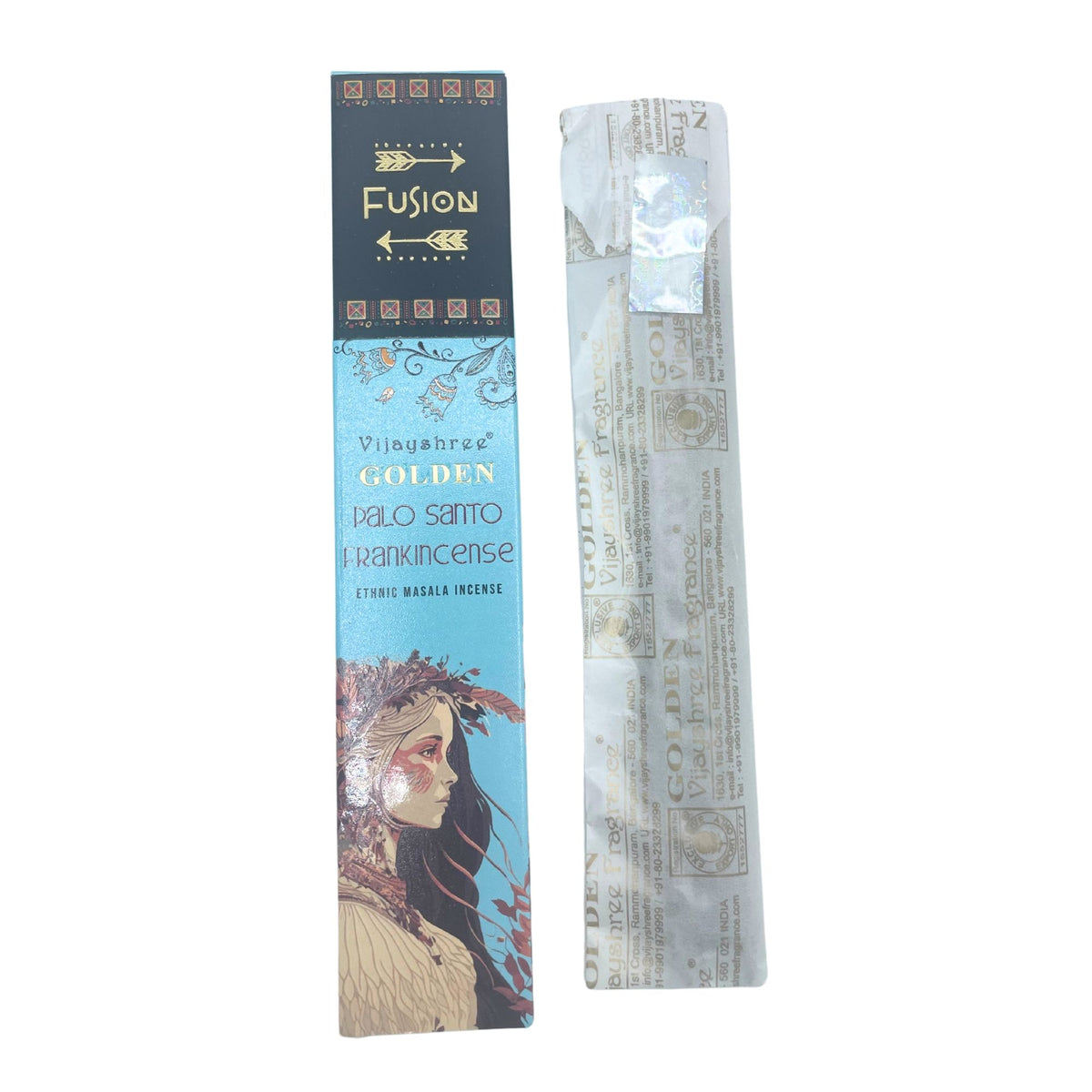 Golden Palo Santo and Frankincense Incense Sticks (15g) – view 2