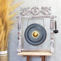 Medium Gong in Black Stand - 35cm