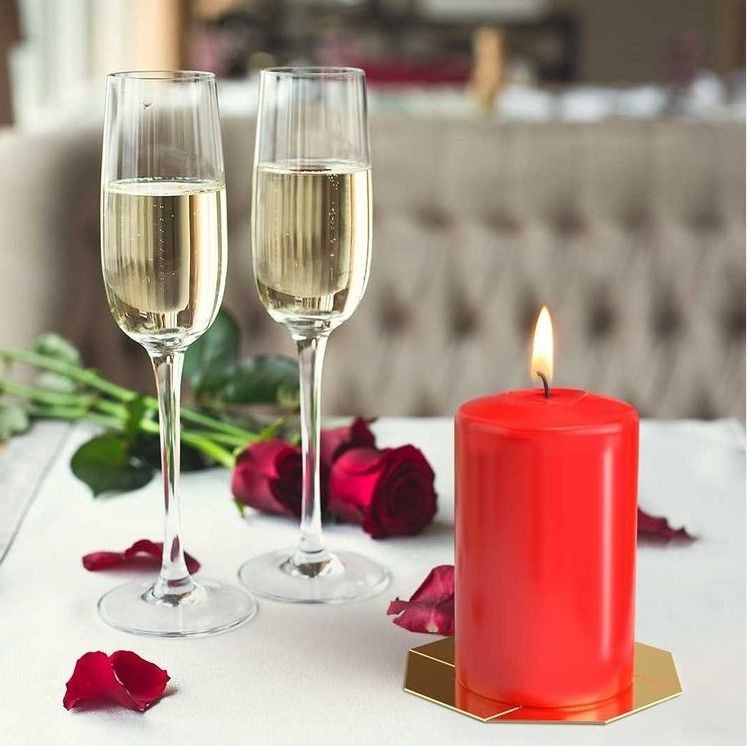 Pillar Candle 5.8x12cm - Red – view 3