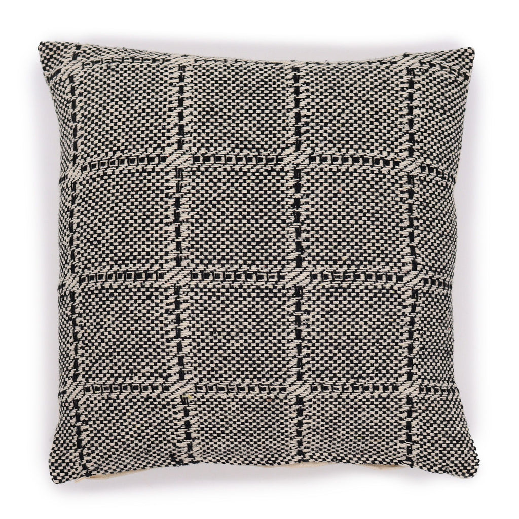 Grey Squares Cushion Cover, 40x40cm