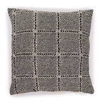 Grey Squares Cushion Cover, 40x40cm