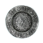 Polished Aluminium Pentagon Incense Holder 11.5cm – view 2