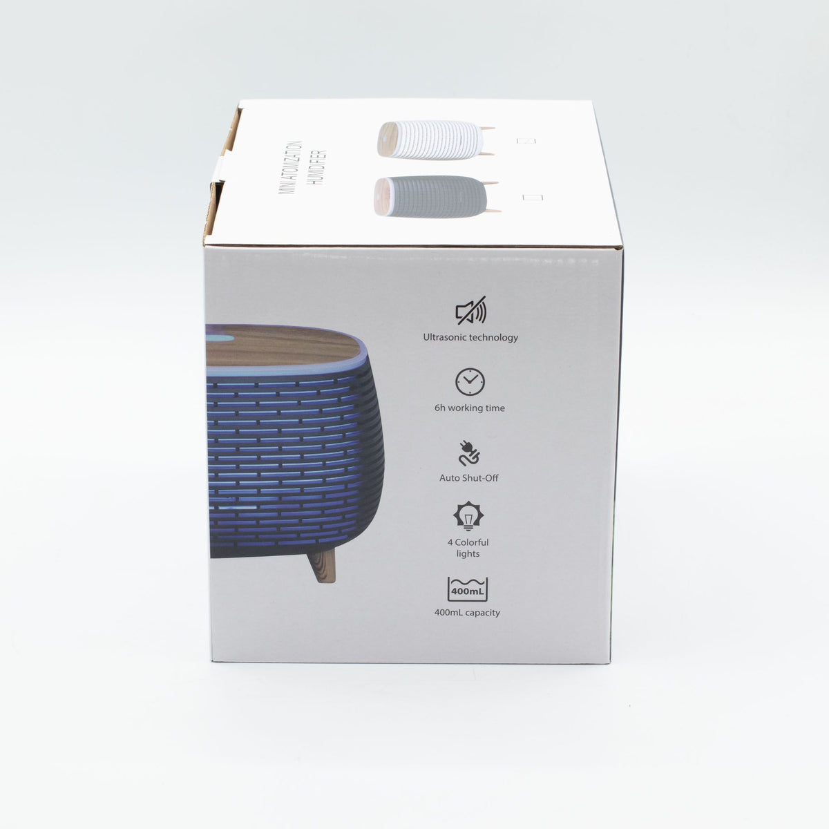 Futuristic Ribbed Aroma Diffuser with Colour-Changing Light – view 6