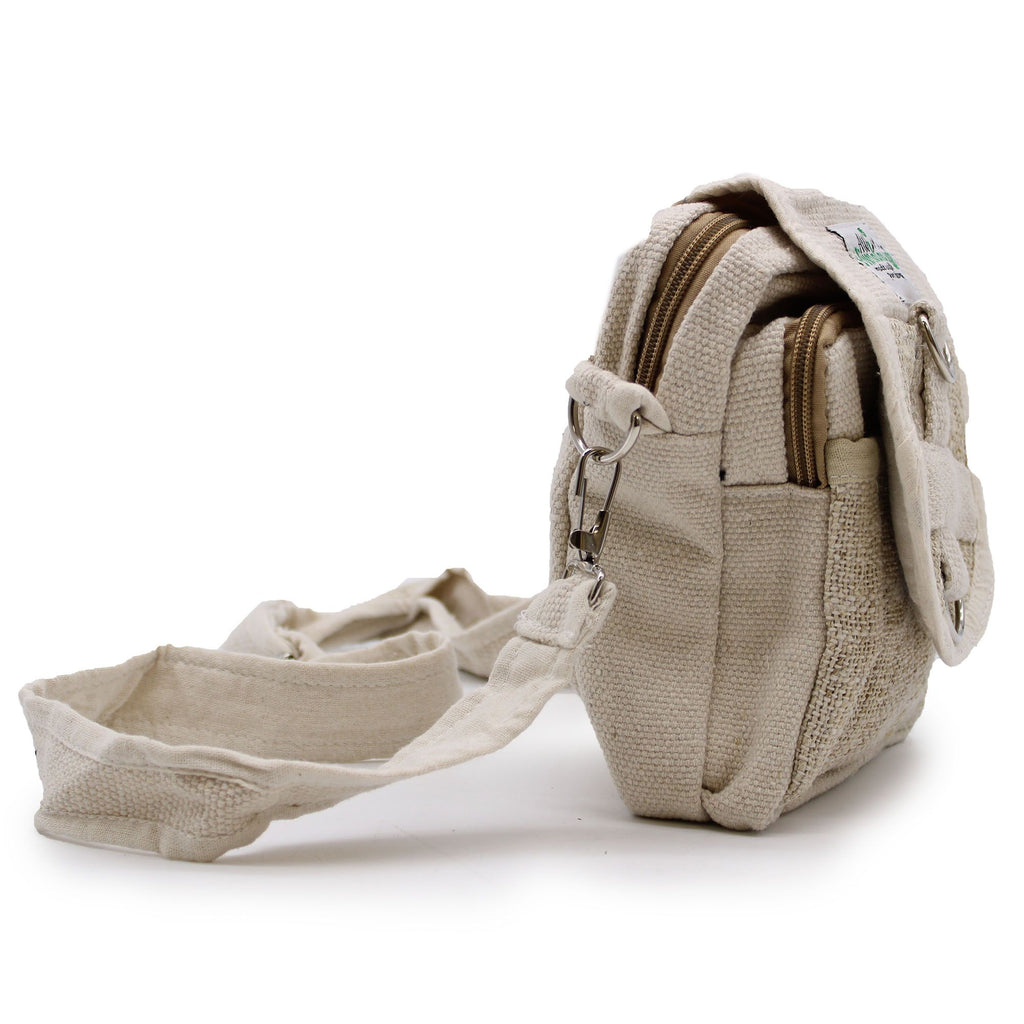 Body-Cross Natural Hemp & Cotton Travel Bag – view 4