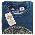 Nomad Sari Stonewashed T-Shirt - Chakra - Blue - XL