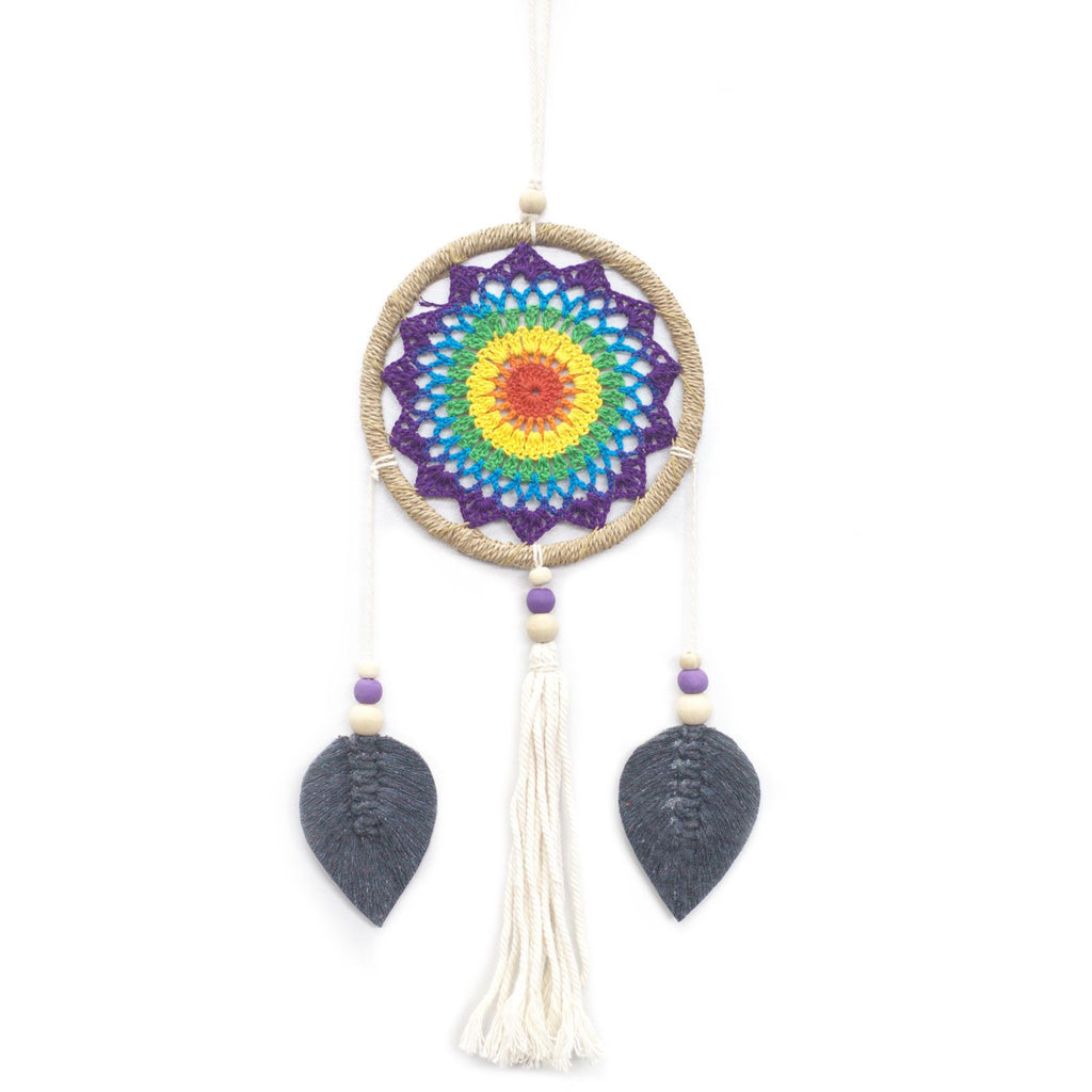 Medium Rainbow Dream Catcher - Elemental Spirits – view 7