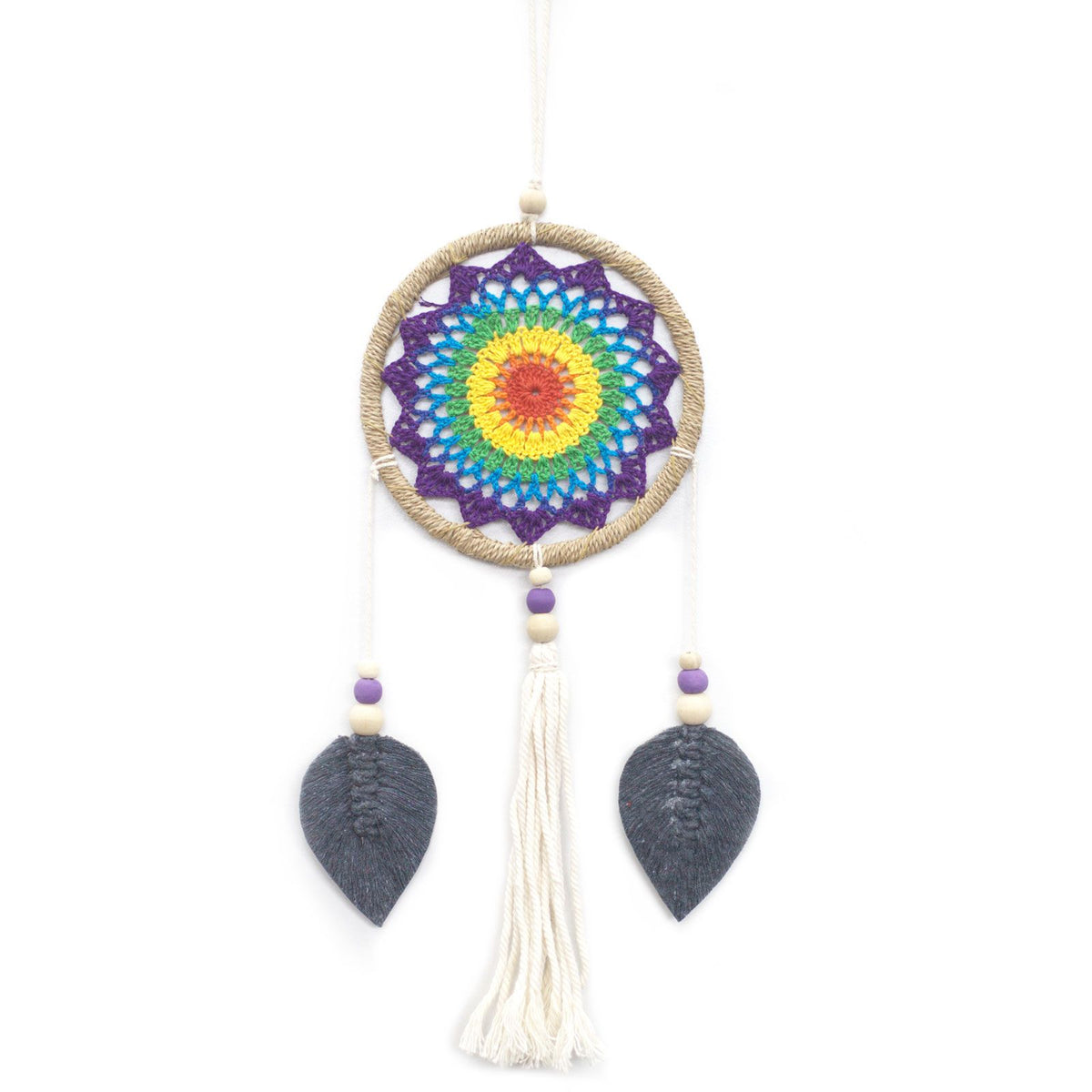 Medium Rainbow Dream Catcher - Elemental Spirits – view 7