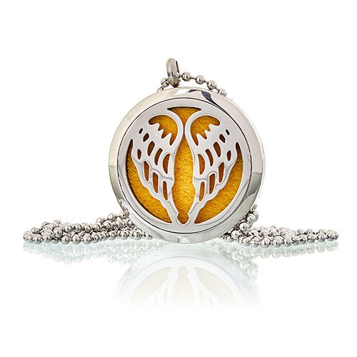 Angel Wings Aromatherapy Diffuser Necklace 30mm – view 5