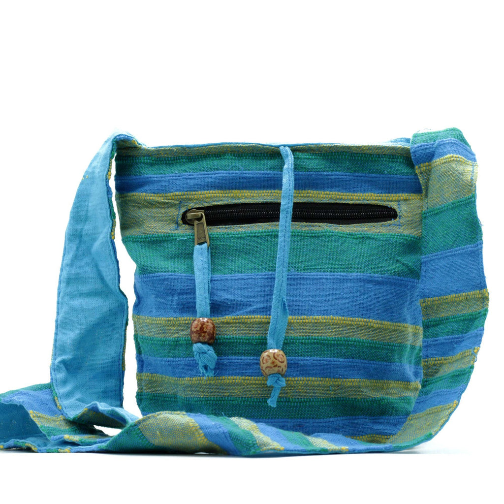 Nepal Sling Bag - Spring Meadows Green & Blue – view 2